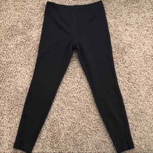 Black dress pant high waist skinny leg